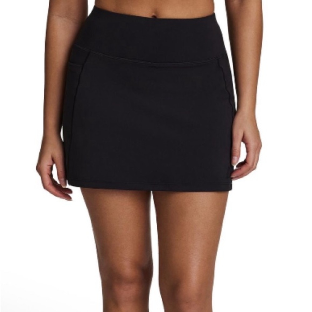 NWT Reebok Black Skort with pockets tennis athletic